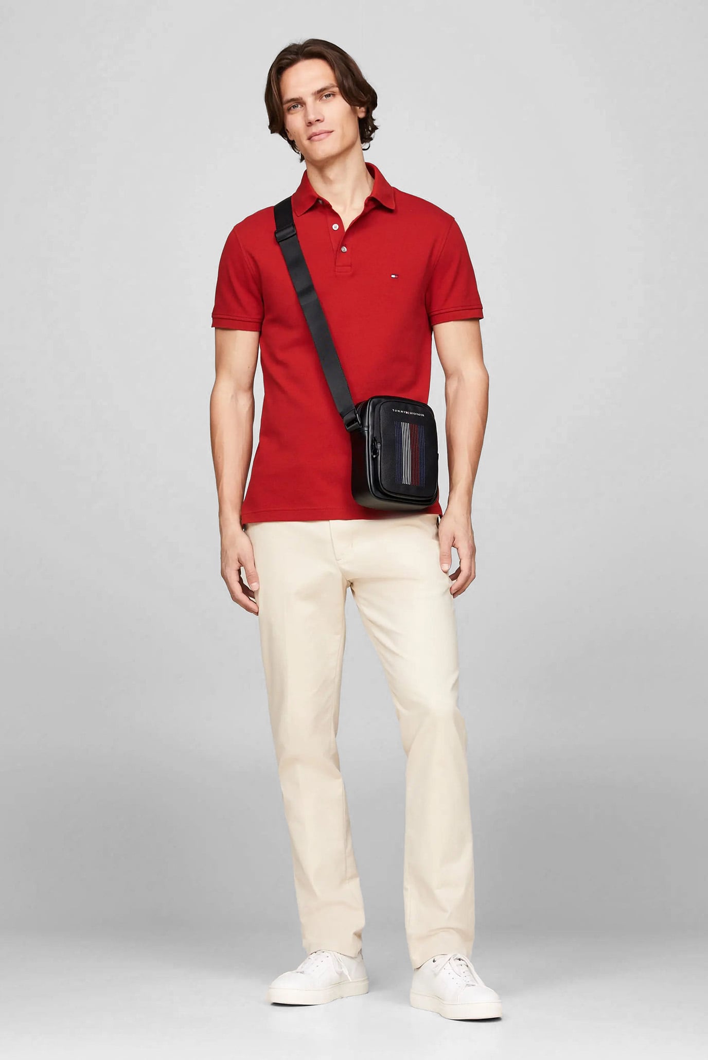 Мужская черная сумка TH FOUNDATION MINI REPORTER 2