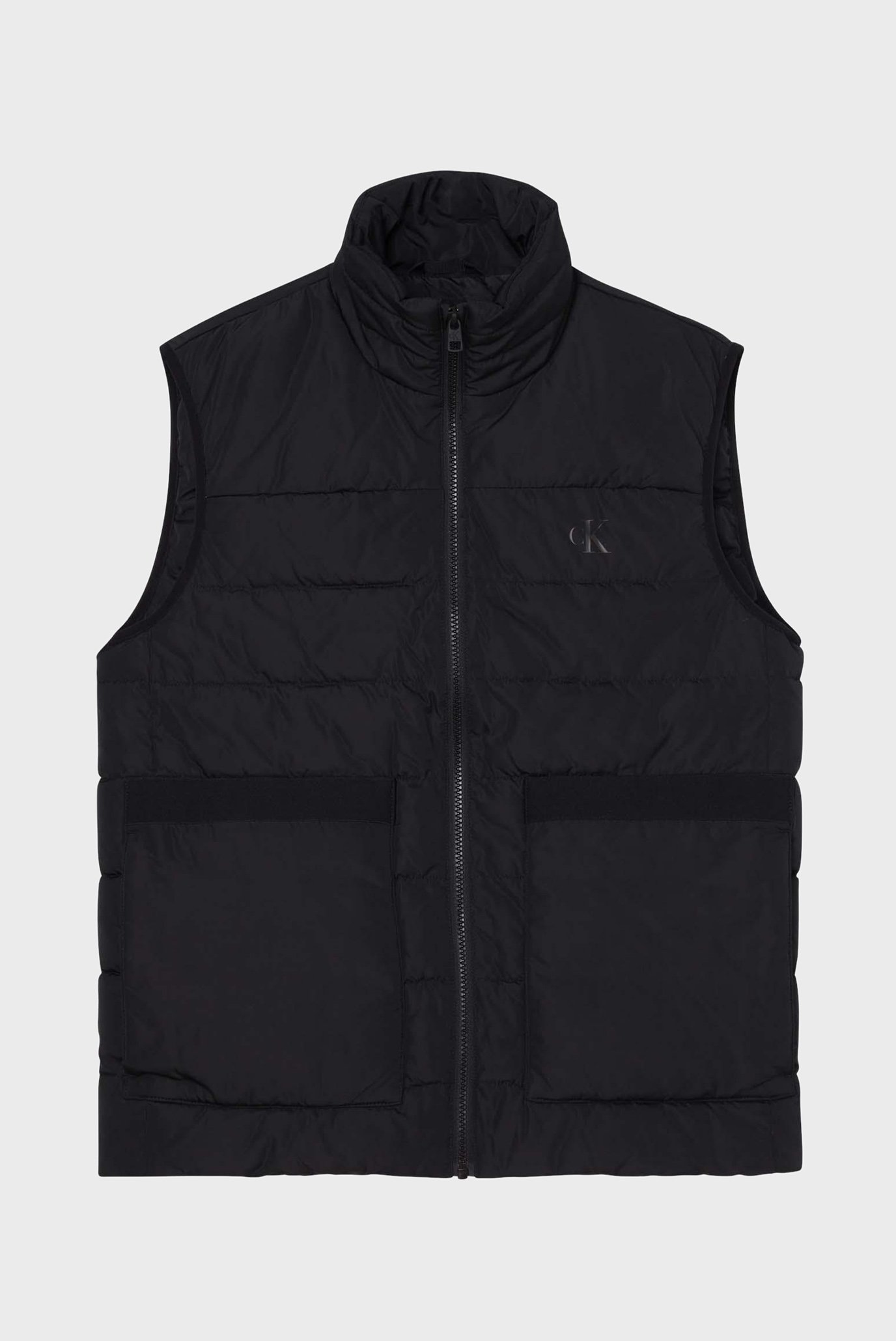 Мужской черный жилет BADGE TRIM VEST 1