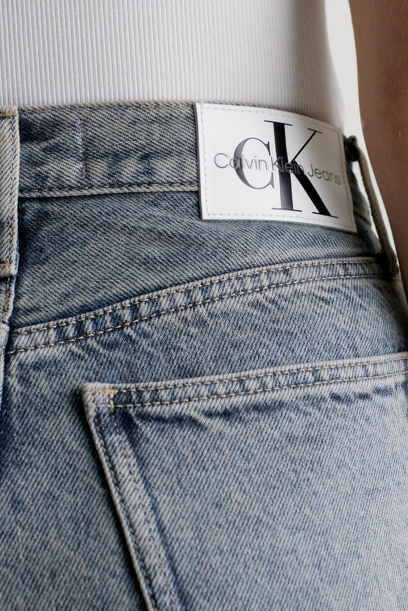 Женские голубые джинсы HIGH RISE STRAIGHT 4