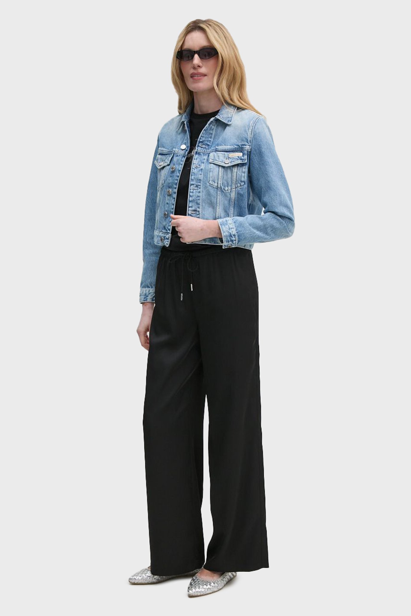 Штаны LW SHINY SATIN FLUID PANTCalvin Klein Штаны LW SHINY SATIN FLUID PANT 3