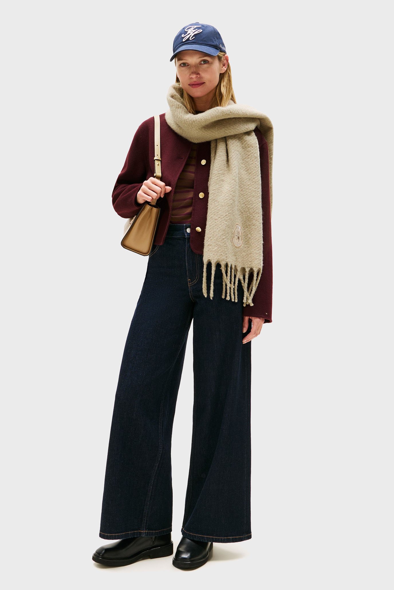 Шарф TH CREST FLUFFY SCARF 2