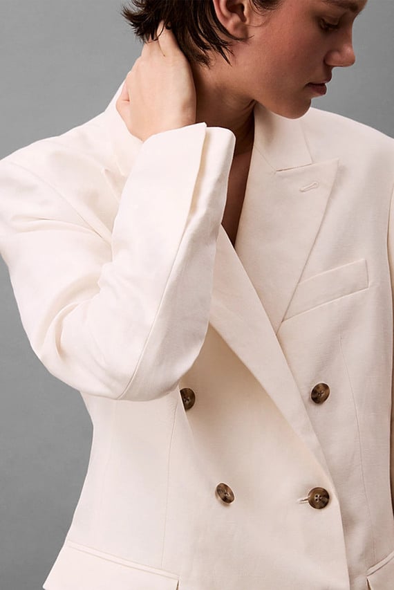 Пиджак RELAXED LINEN DB BREASTED BLAZER