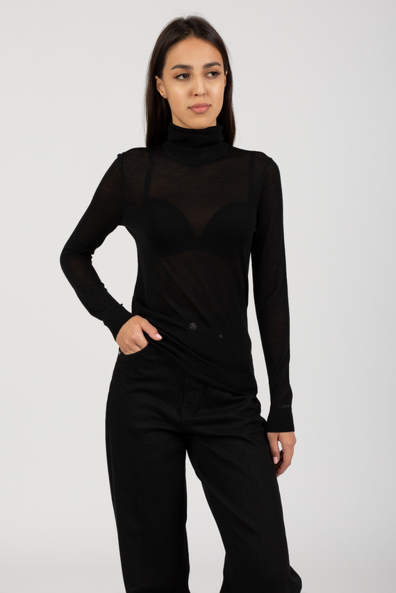 Гольф EXTRA FINE WOOL ROLL NK SWEATER Calvin Klein