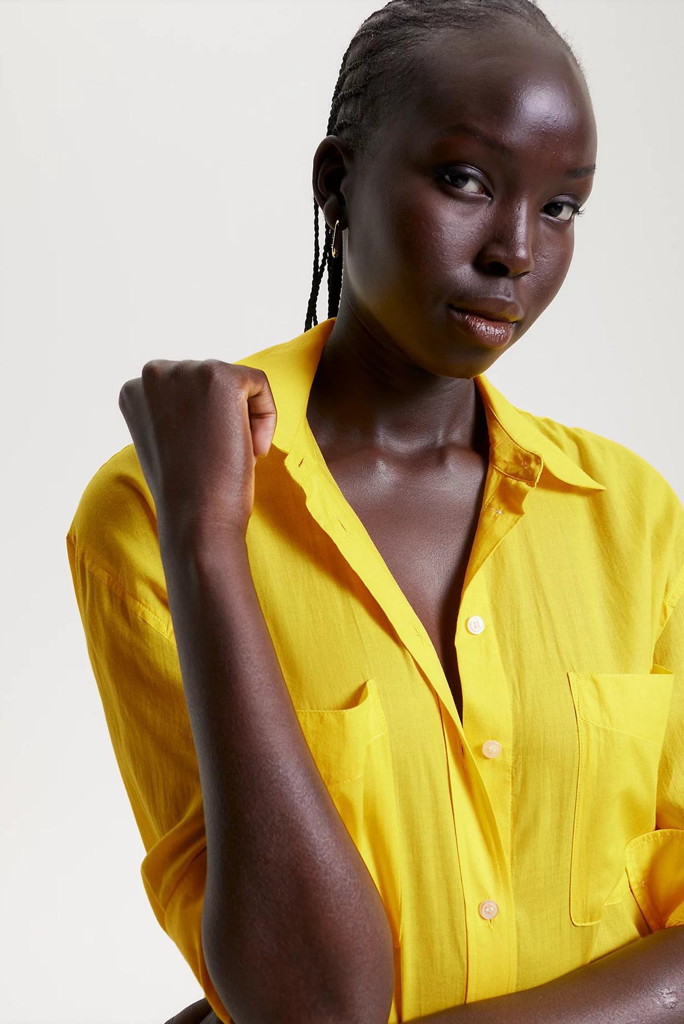 Платье VOILE OVERSIZED LONG SHIRT DRESS 3