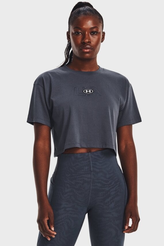 Футболка UA BRANDED LOGO CROP SS