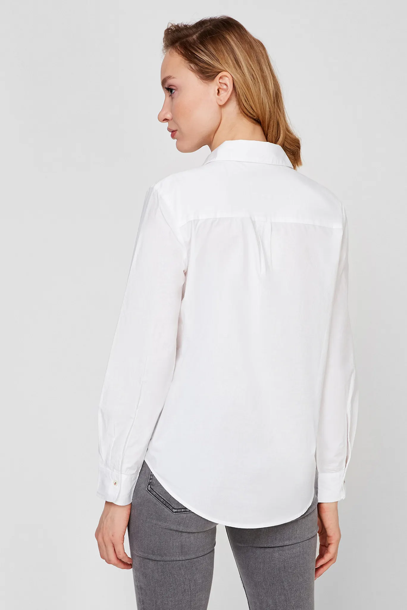 Женская белая рубашка 4