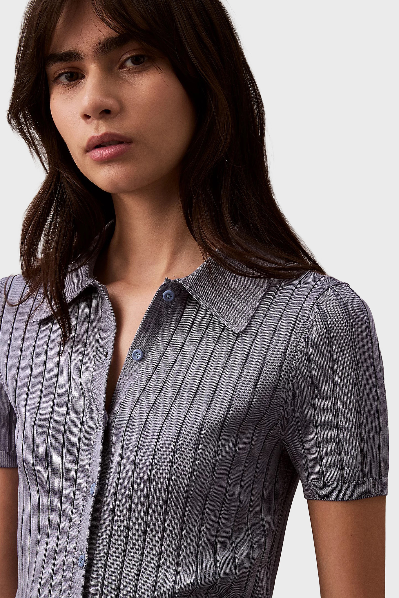 Свитер SILKY CROPPED BABY POLO SHIRT 2