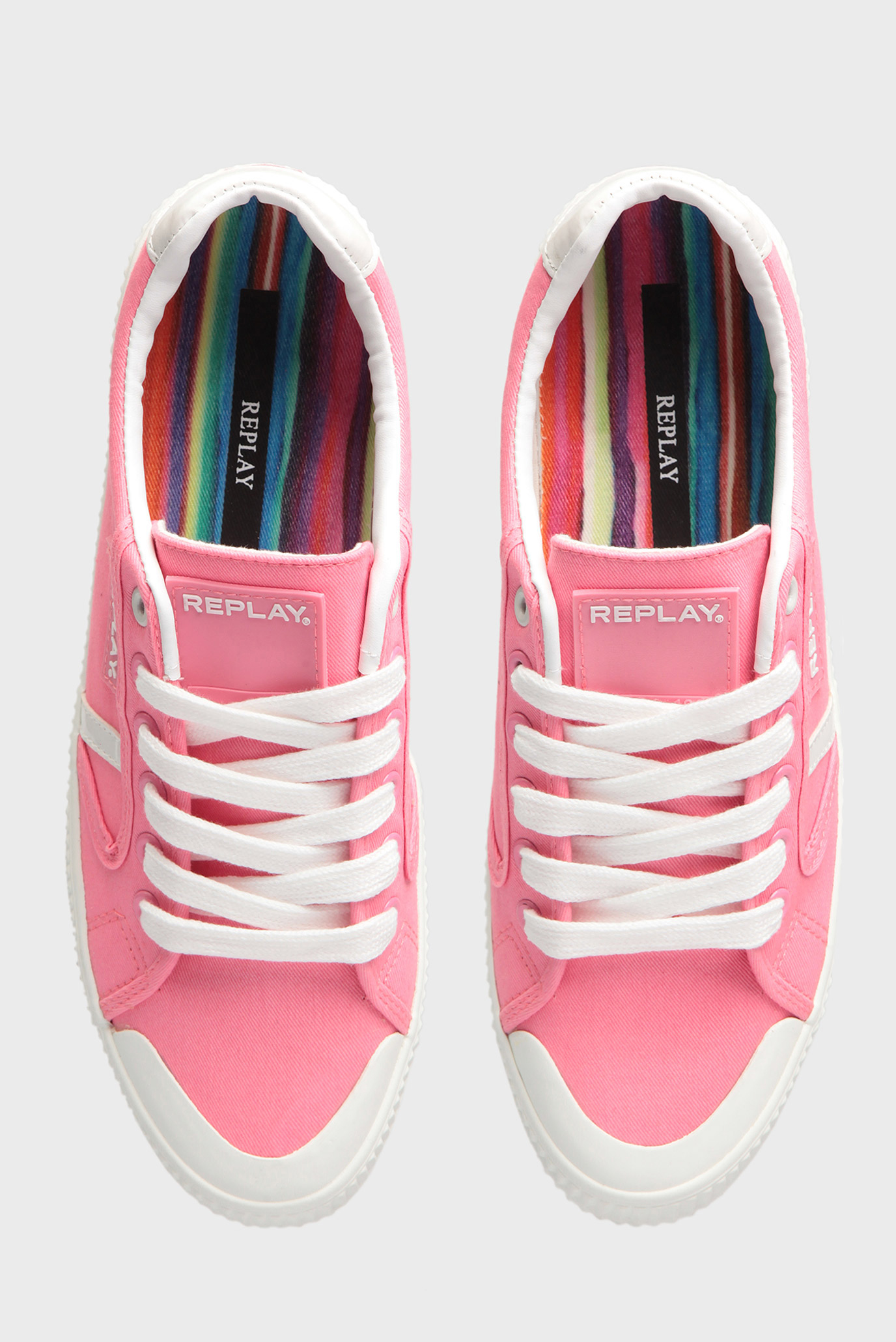 Женские розовые кеды 8