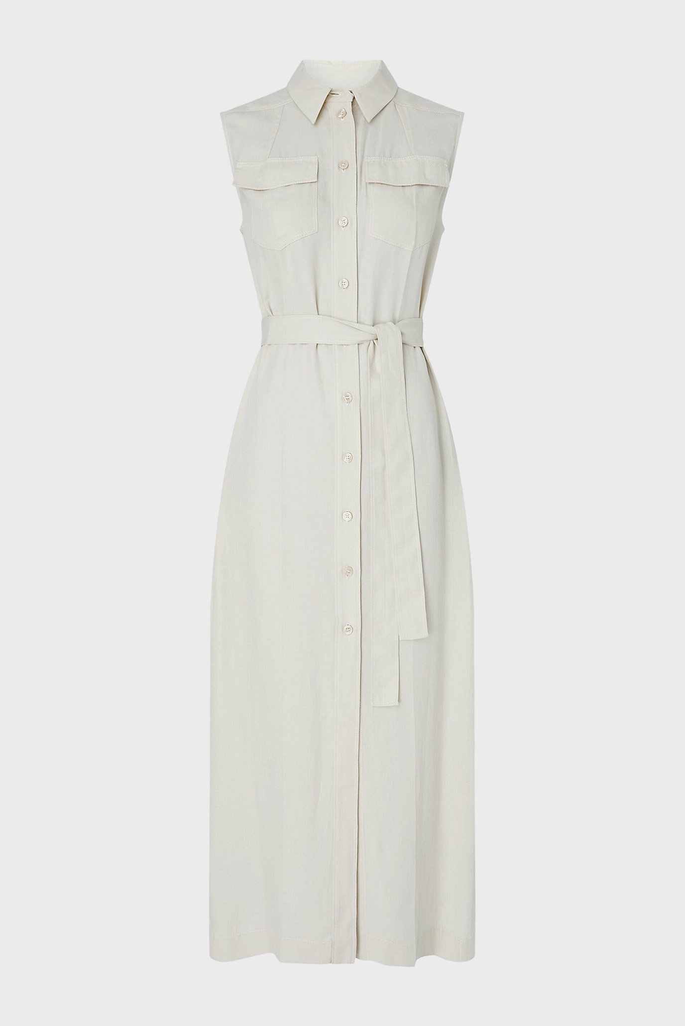 Платье TENCEL SLEEVELESS SHIRT DRESS 10