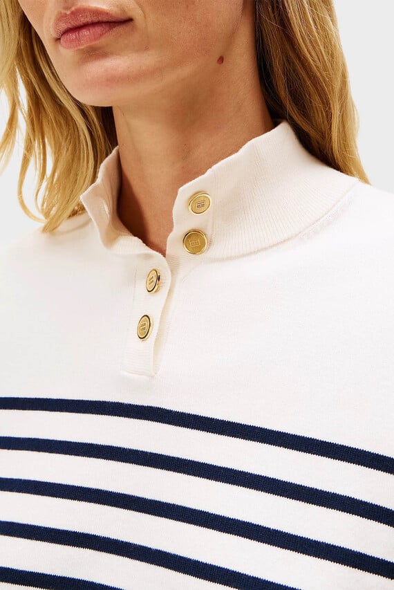Свитер CO JERSEY GOLD BTN MOCK-NK SWT