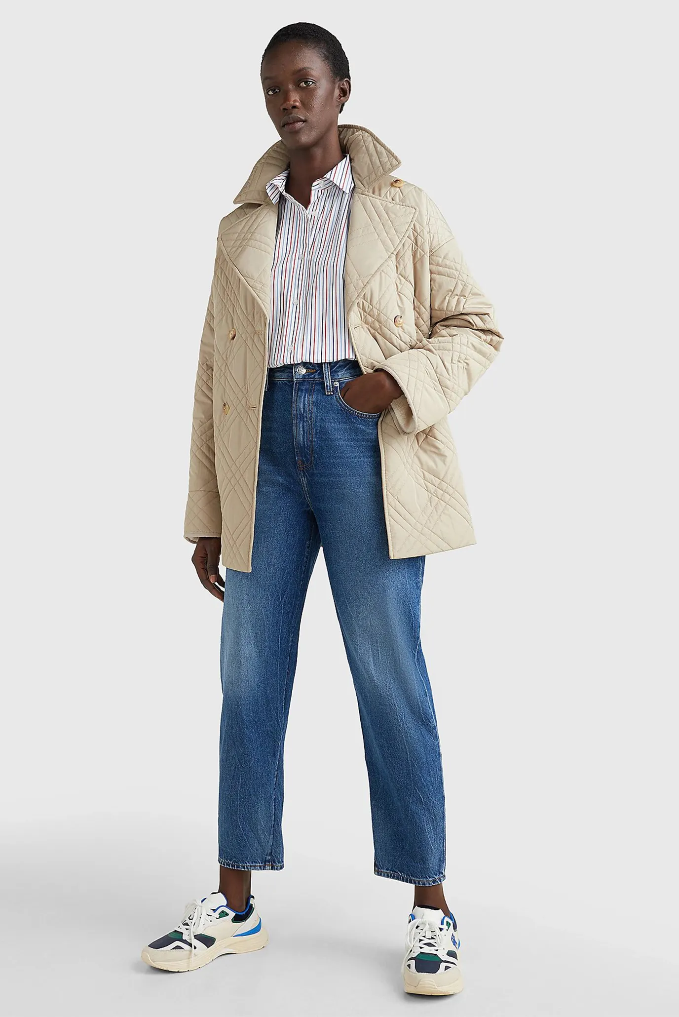 Женские синие джинсы BALLOON HW A PATY 7