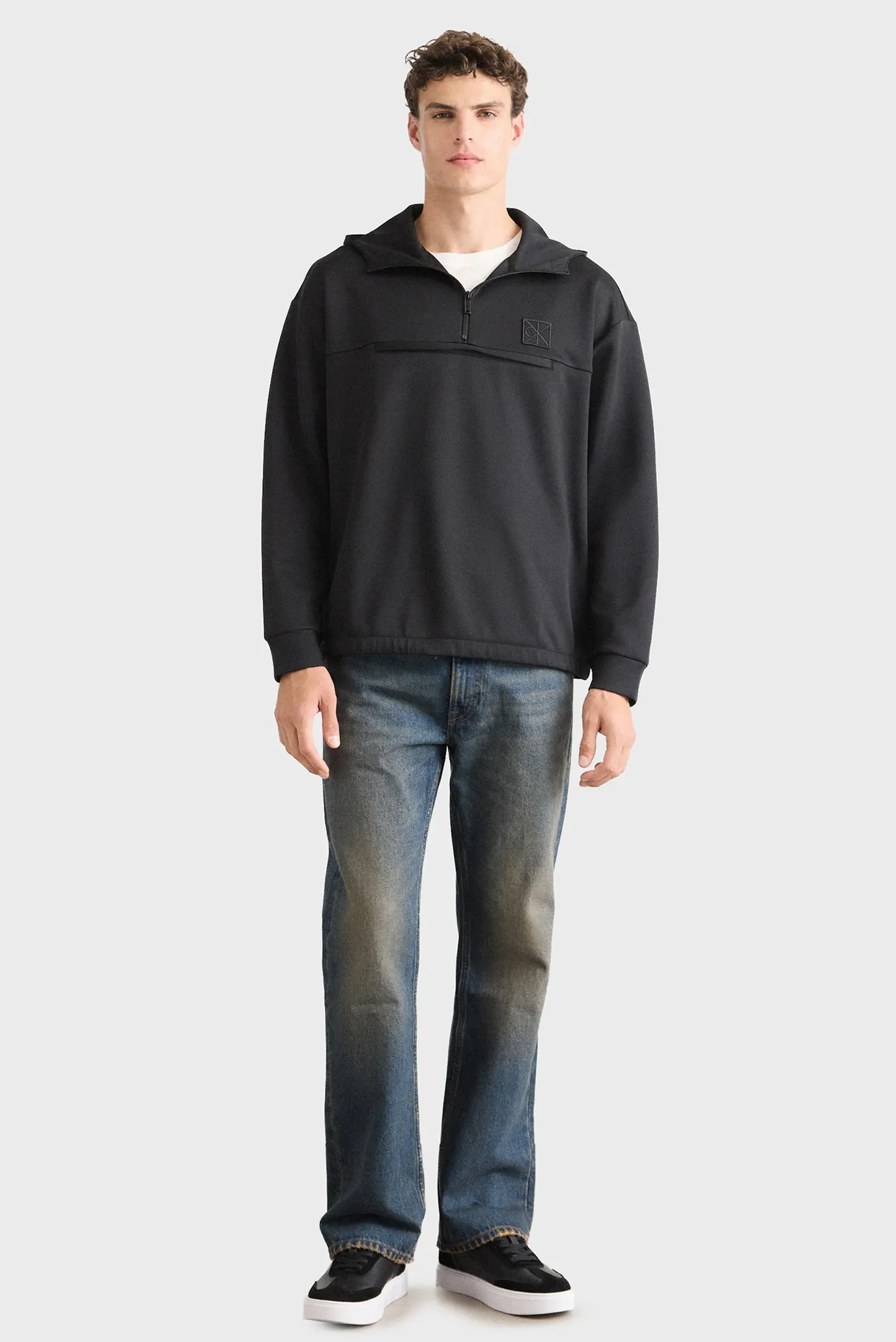 Худи HEAVY TRICOT QTR ZIP ANORAK HOOD 2