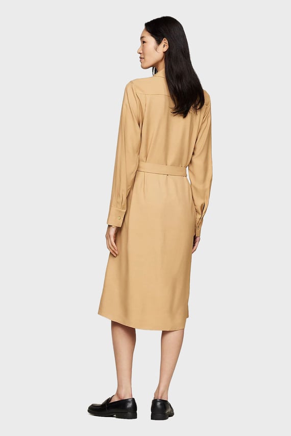 Платье FLUID VISCOSE SHIRT DRESS