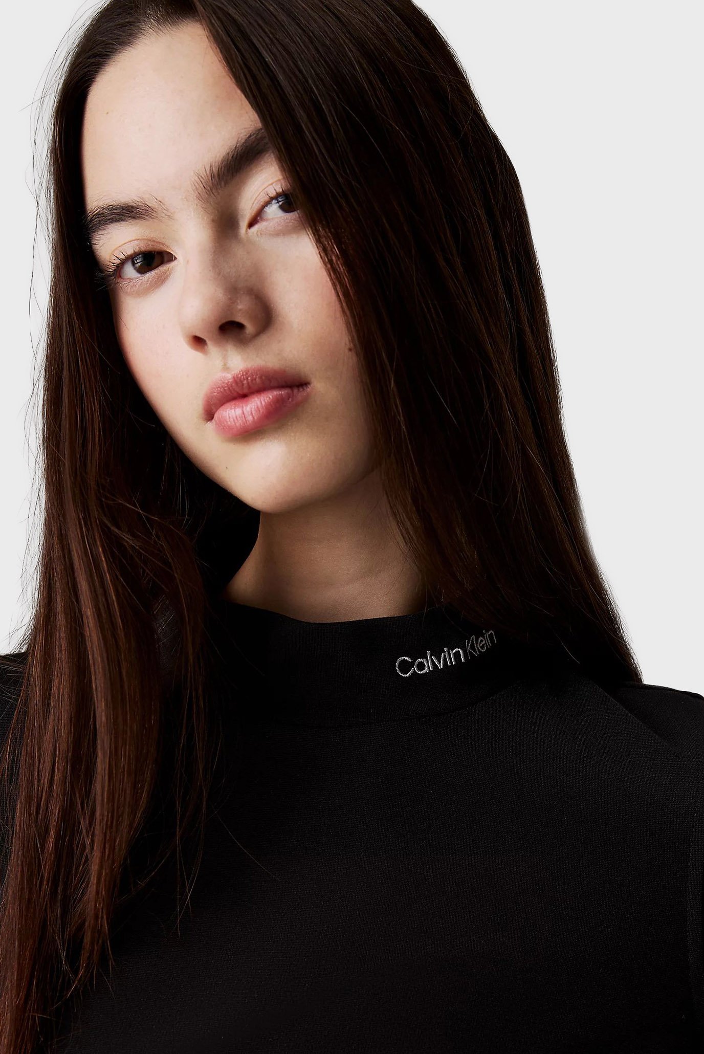 Женское черное платье LOGO ELASTIC MILANO 4