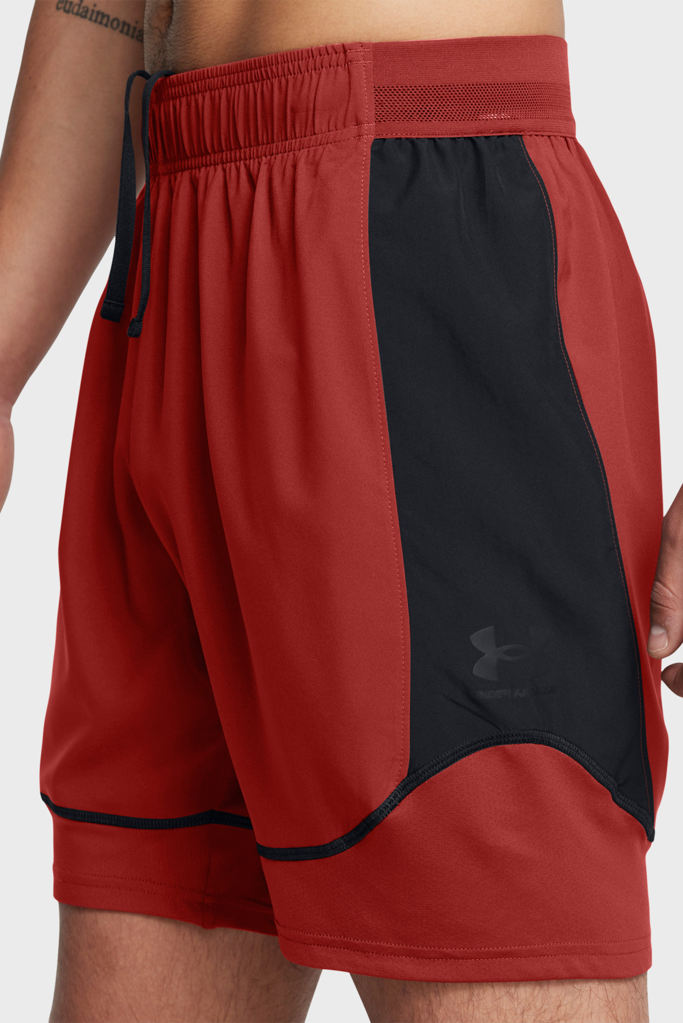 Мужские бордовые шорты UA M's Ch. Pro Train Short 4