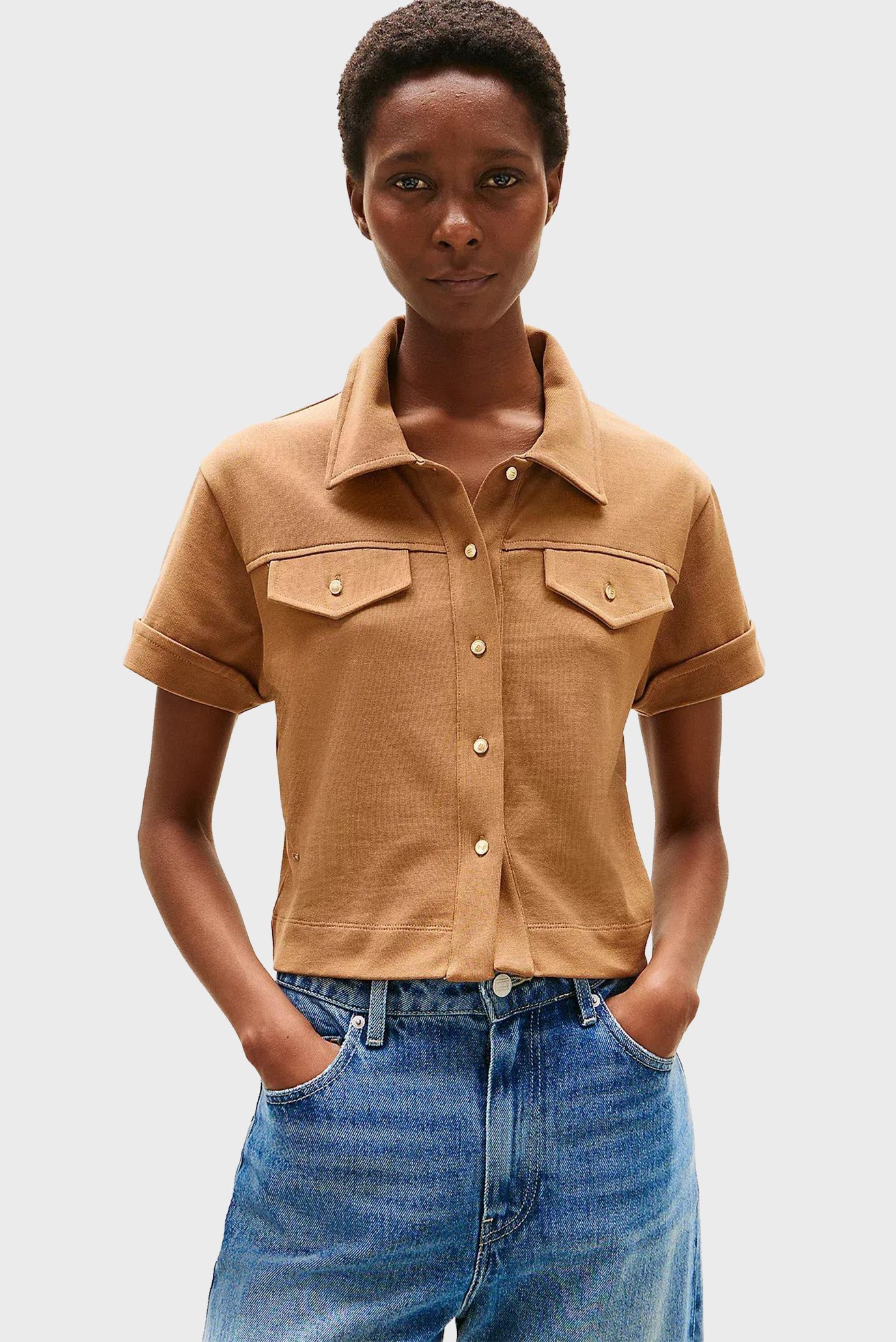 Рубашка с коротким рукавом GOLD BUTTON SS SHIRT 1