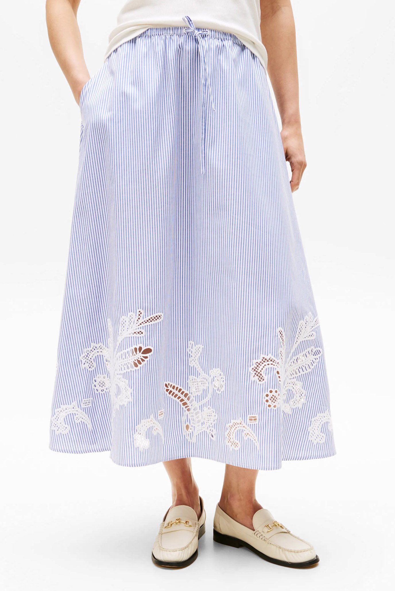 Юбка BRODERIE ANGLAISE LONG SKIRT 1