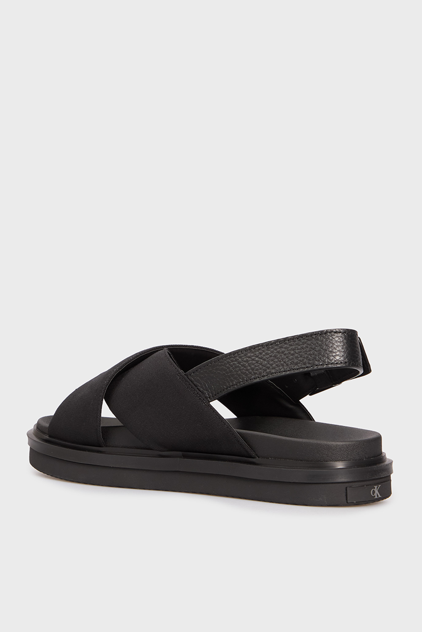 Мужские черные сандалии FLAT MOLDED CRXS SLING SANDAL CVCalvin Klein Jeans Мужские черные сандалии FLAT MOLDED CRXS SLING SANDAL CV 5