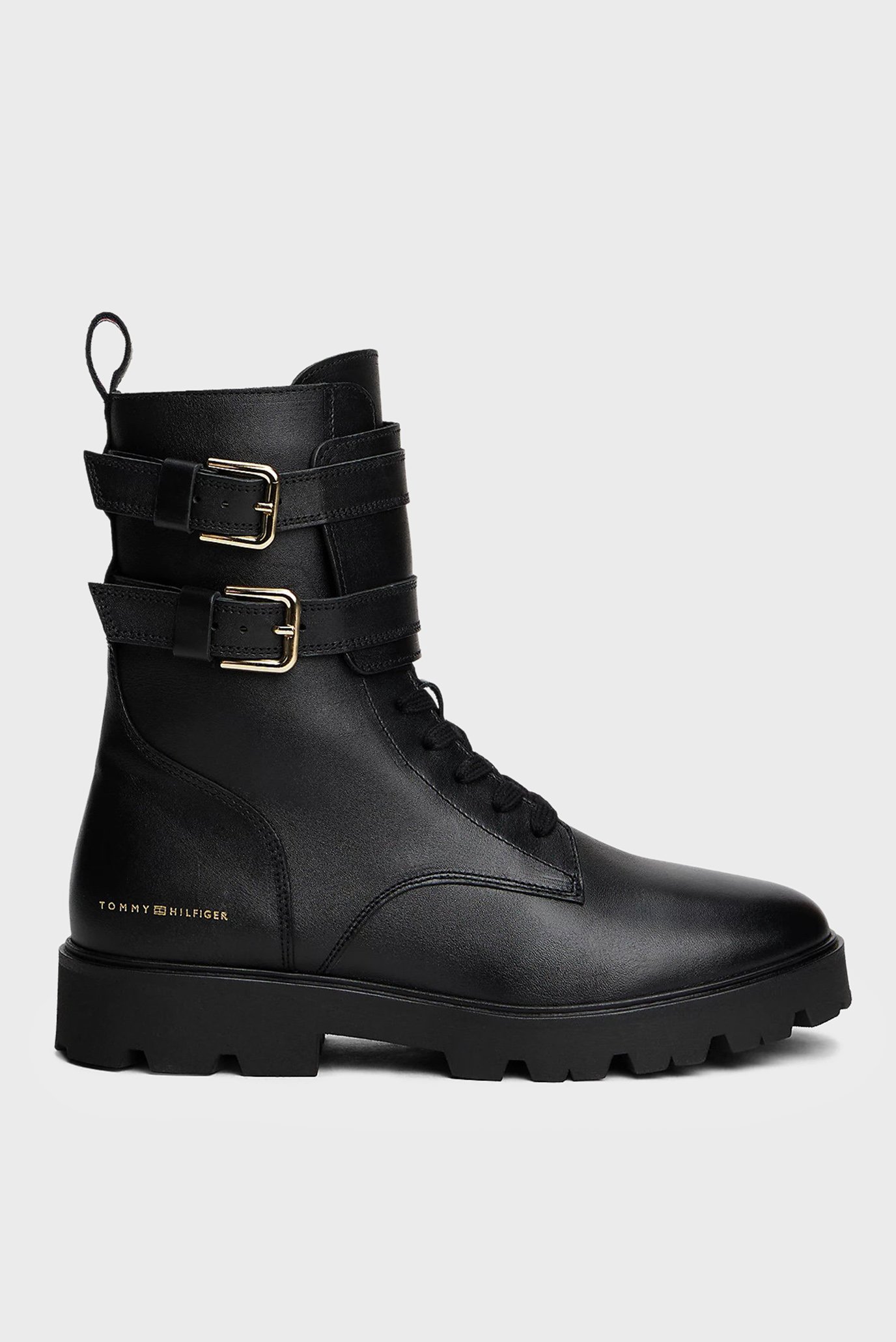 Ботинки TOMMY HILFIGER LTHR BIKER LACEUP 1