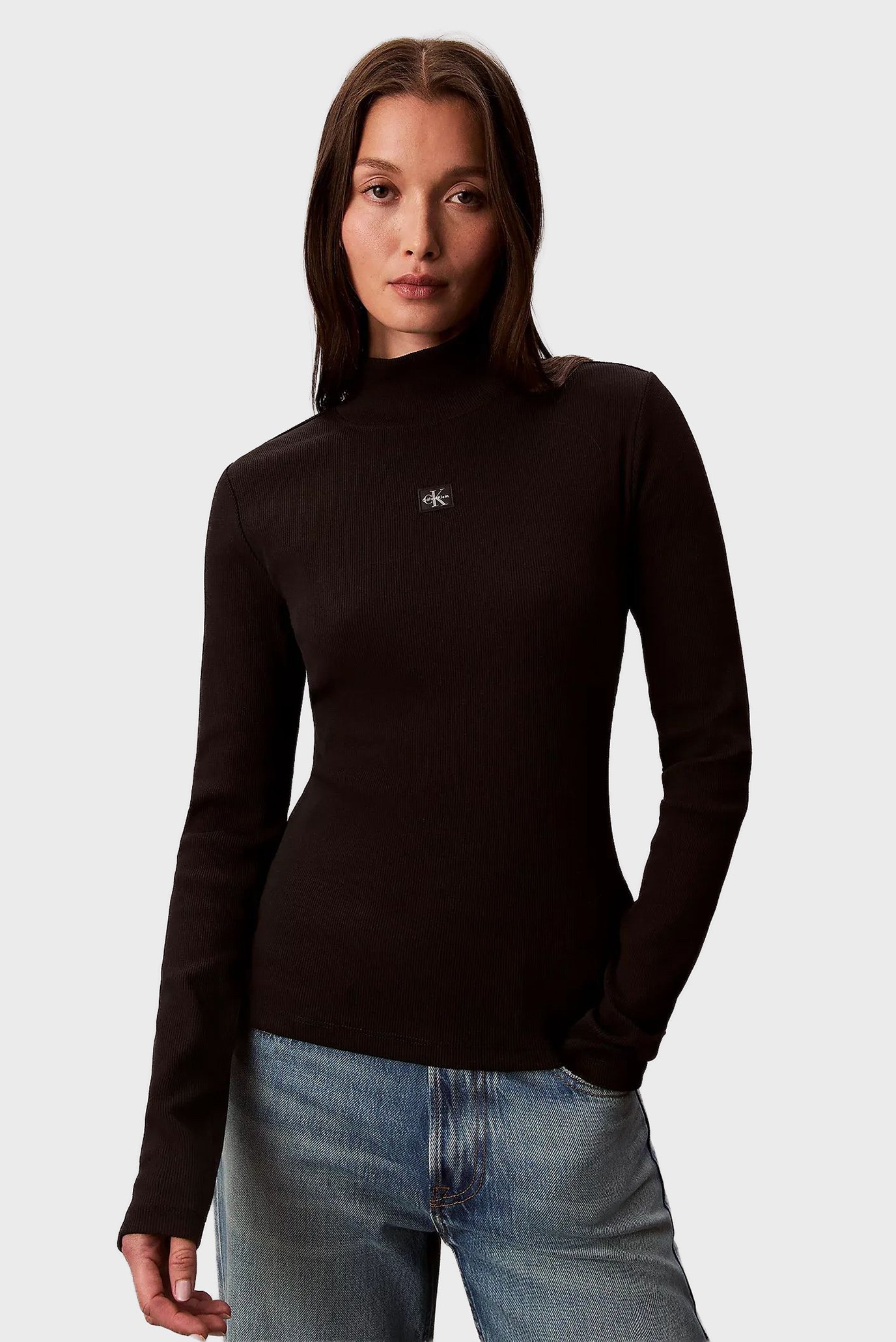 Лонгслив LS WOVEN LABEL TURTLENECK 1