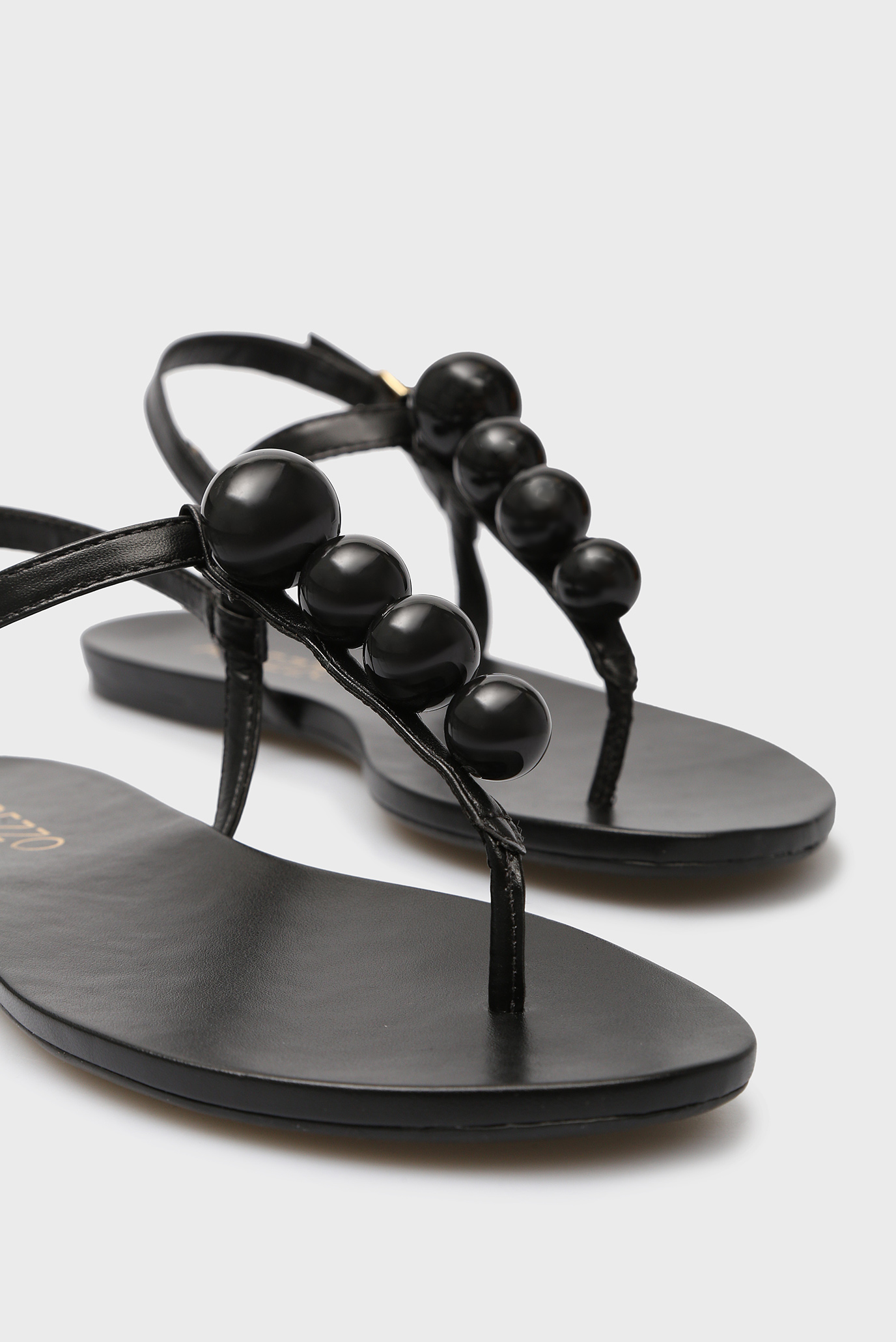 Женские черные сандалии Arezzo Женские черные сандалии 10