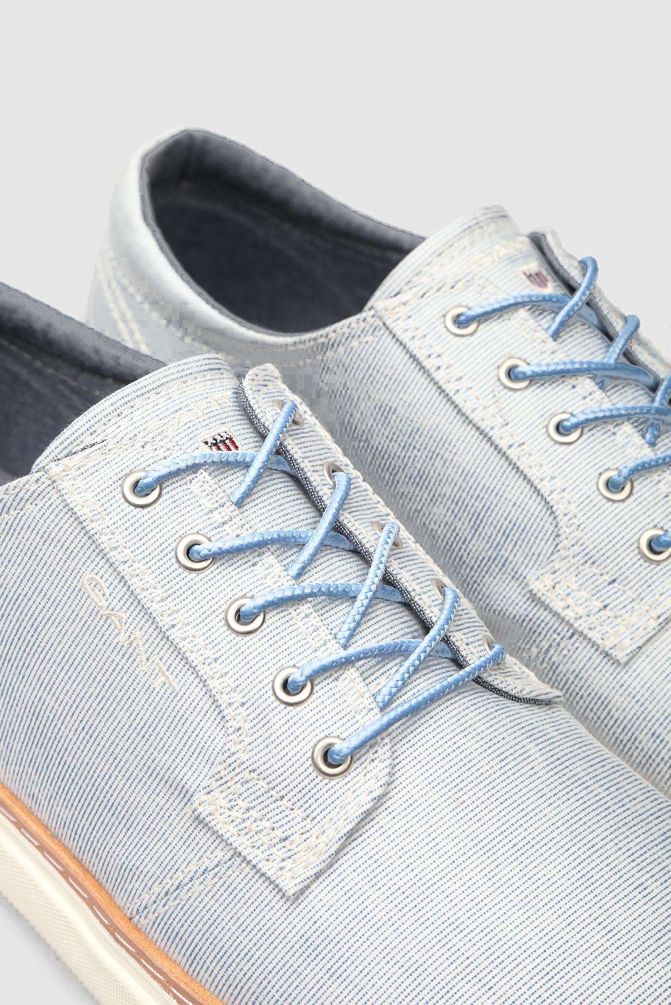 Мужские голубые сникеры BARI 10