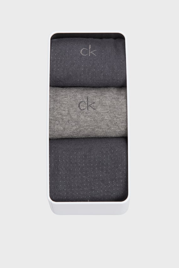 Набор носков CK MEN SOCK 3P GIFTBOX DROPNEE Calvin Klein Набор носков CK MEN SOCK 3P GIFTBOX DROPNEE Calvin Klein
