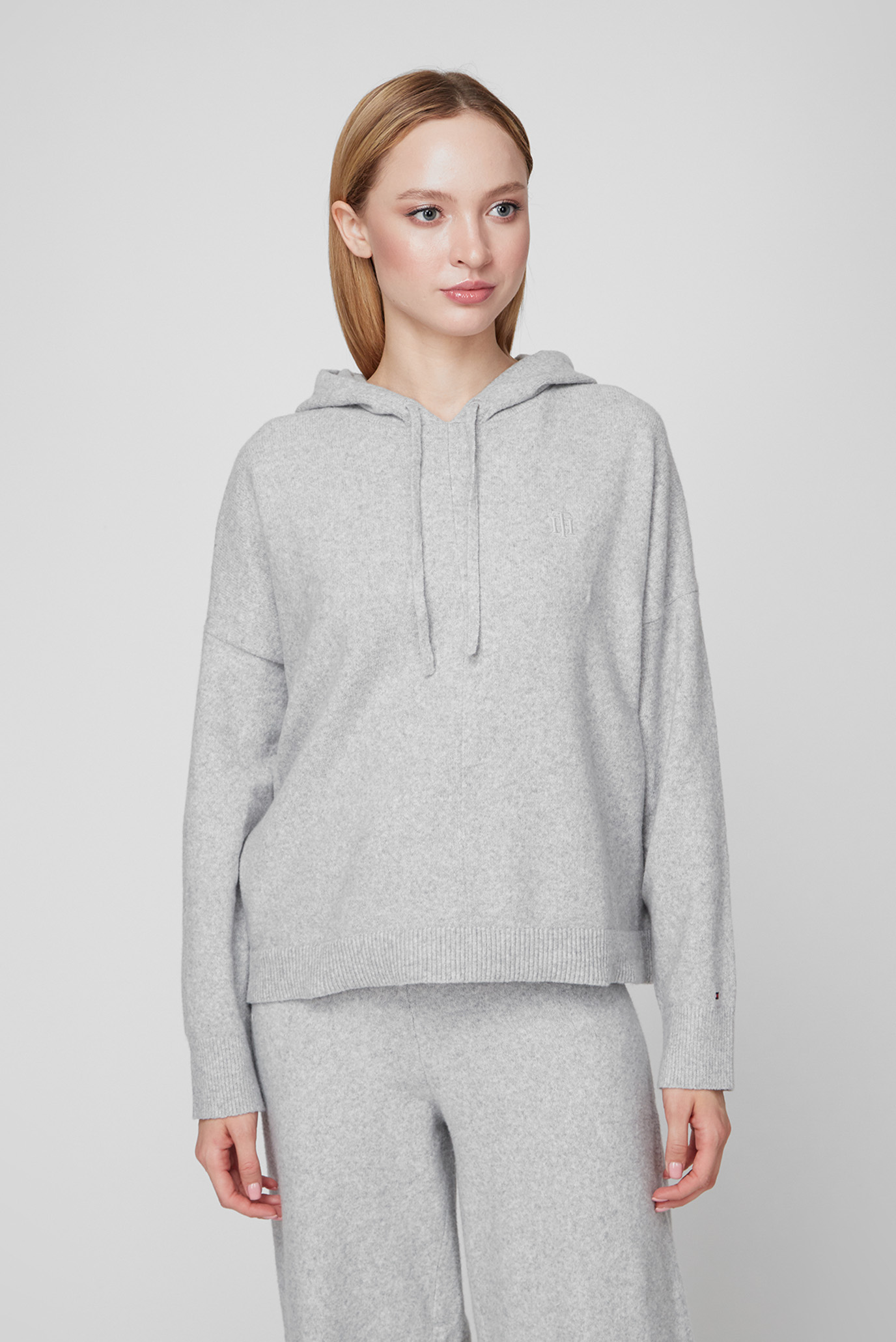 Женское серое худи TH FLEXTommy Hilfiger Женское серое худи TH FLEX 6