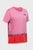 Детская розовая спортивная футболка Infinity SS Novelty Tee