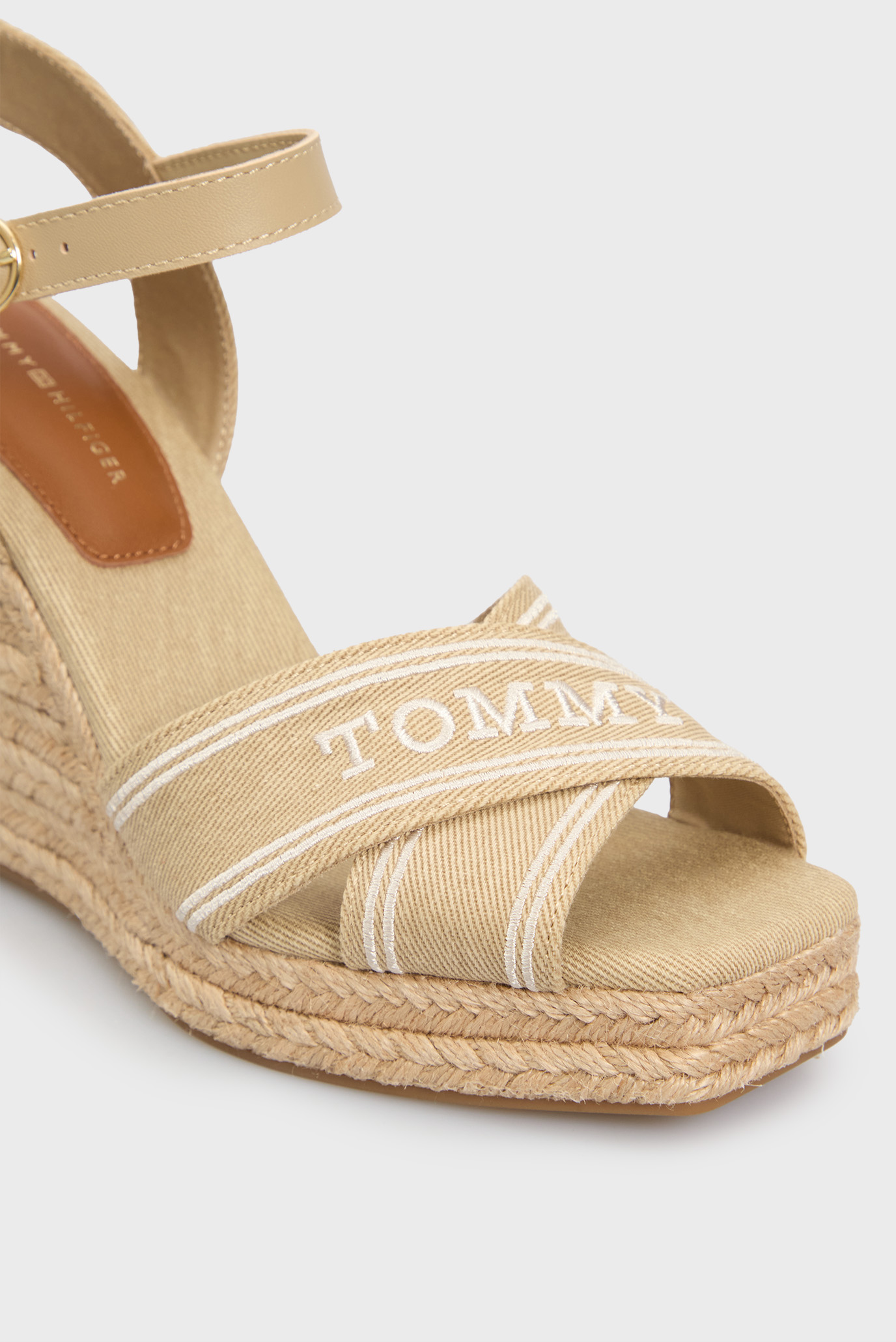 Женские бежевые босоножки ESPADTommy Hilfiger Женские бежевые босоножки ESPAD 4