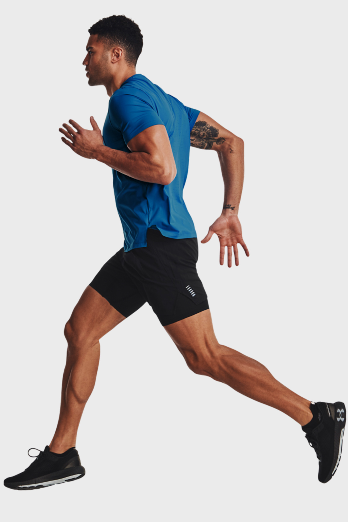 Мужская синяя футболка UA Iso-Chill® Laser Tee 13