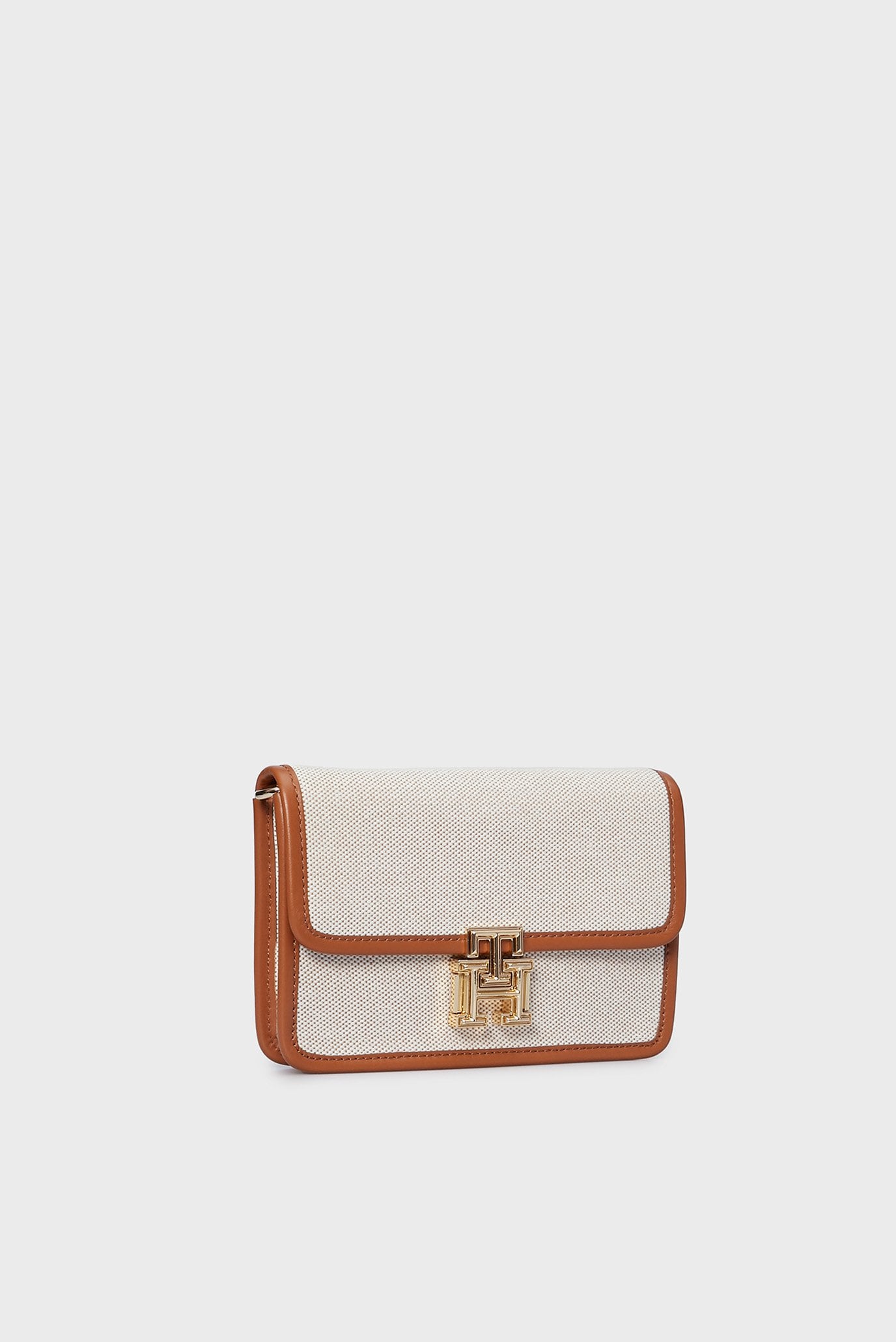 Сумка TH LOGO LEATHER CROSSOVER CANVAS 3