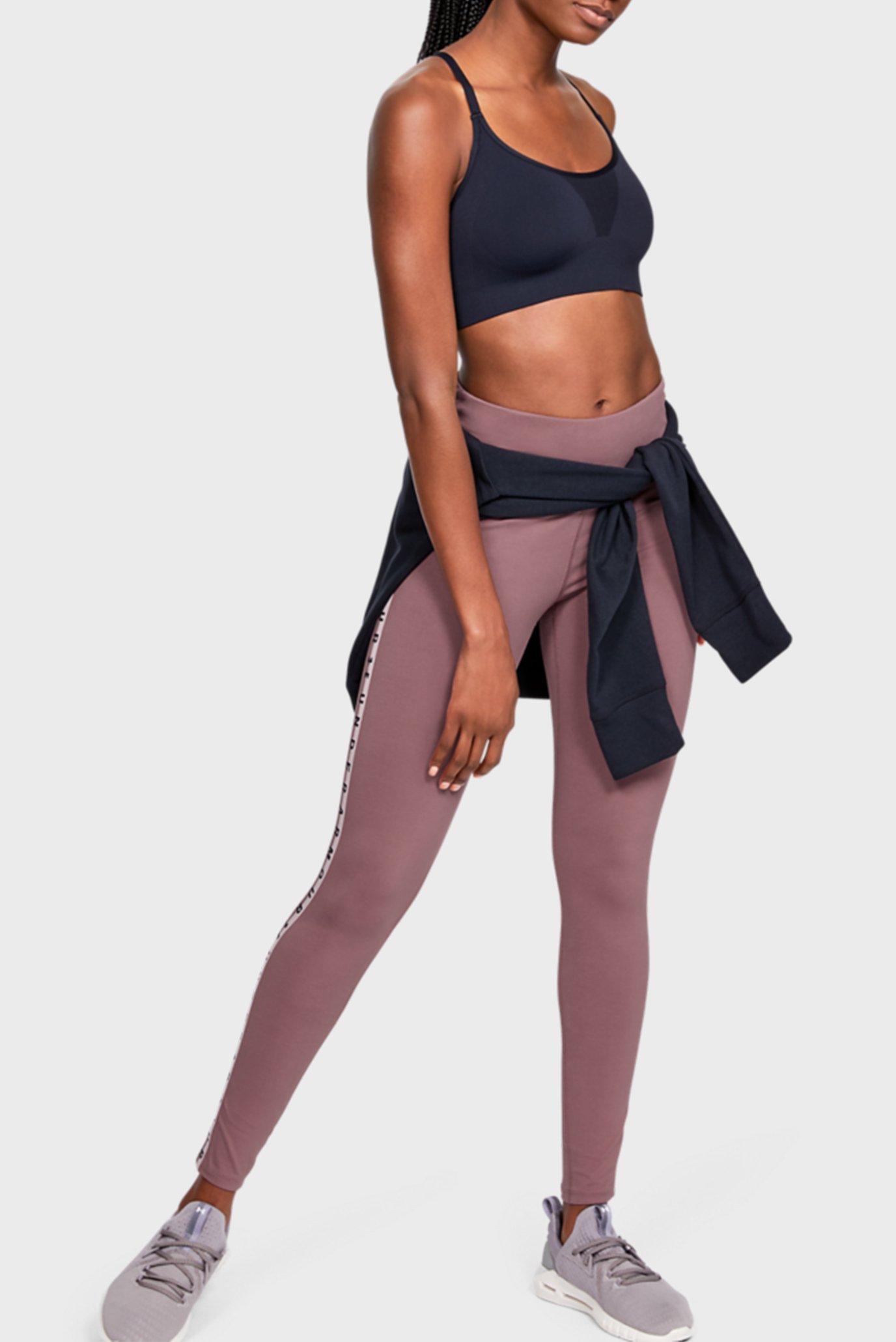 Женские розовые тайсты UA FAVORITE LEGGING BRANDEDUnder Armour Женские розовые тайсты UA FAVORITE LEGGING BRANDED 5