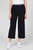 Женские темно-синие кюлоты TEXTURED KNIT WIDE LEG CROP PANT