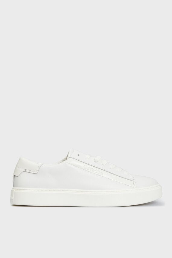 Мужские белые кожаные сникерcы LOW TOP LACE UP LTH