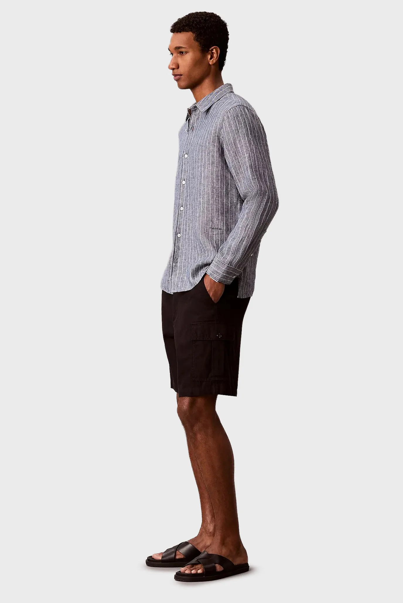 Рубашка LS YD PINSTRIPE LINEN CLASSIC SH 2