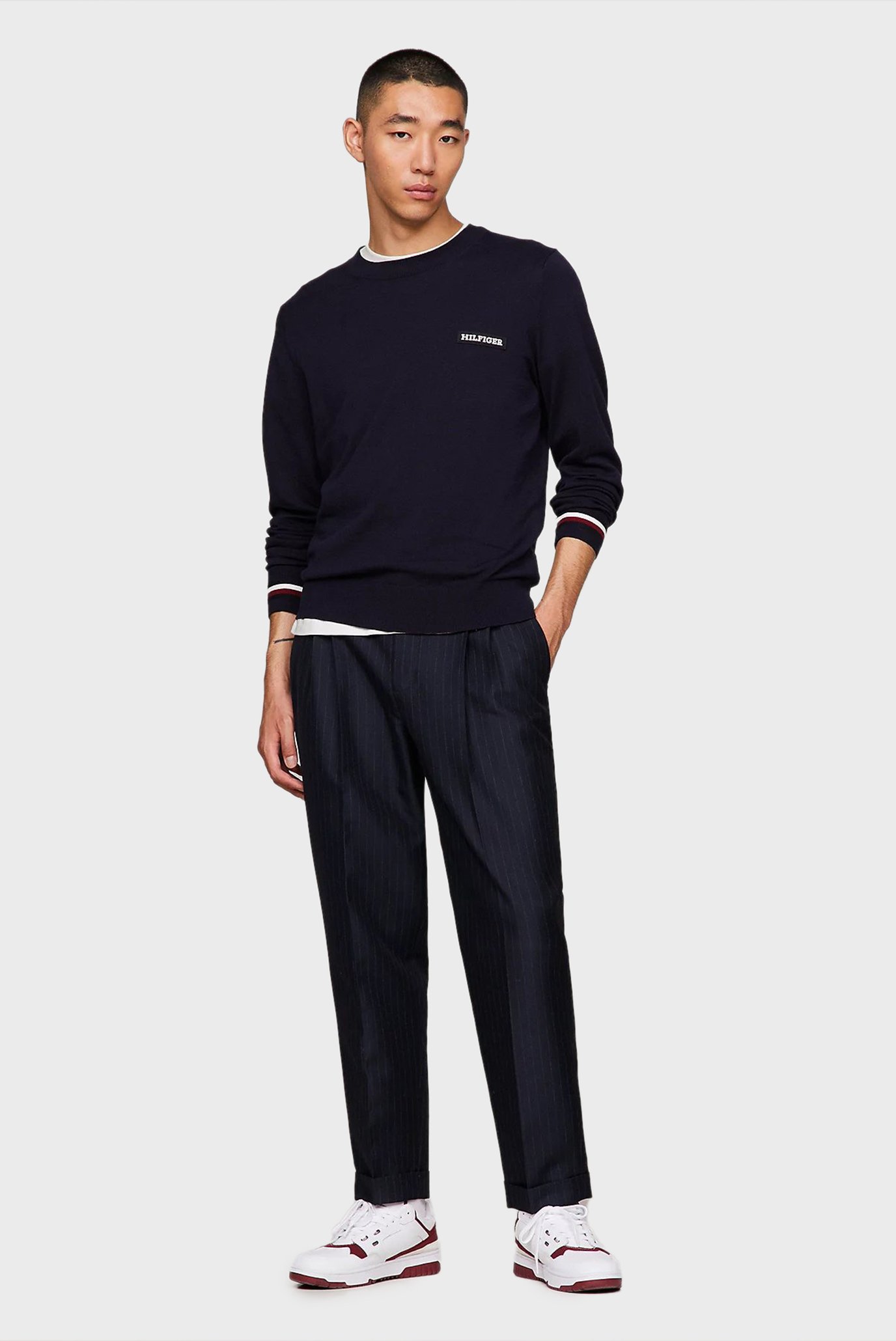 Свитер GLOBAL STRIPE CREW NK 2