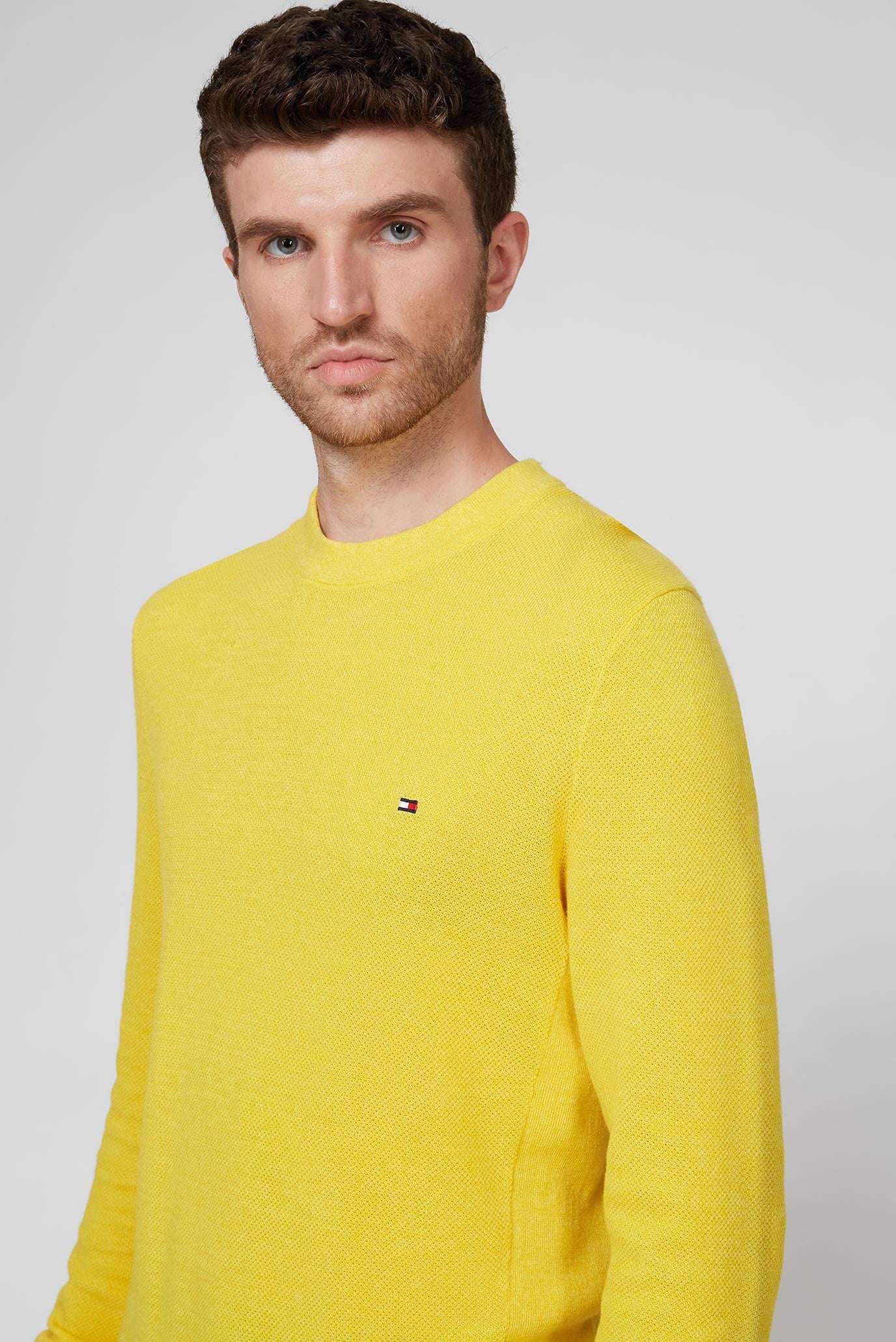 Мужской желтый джемпер MOULINE RICECORN SWEATER 10