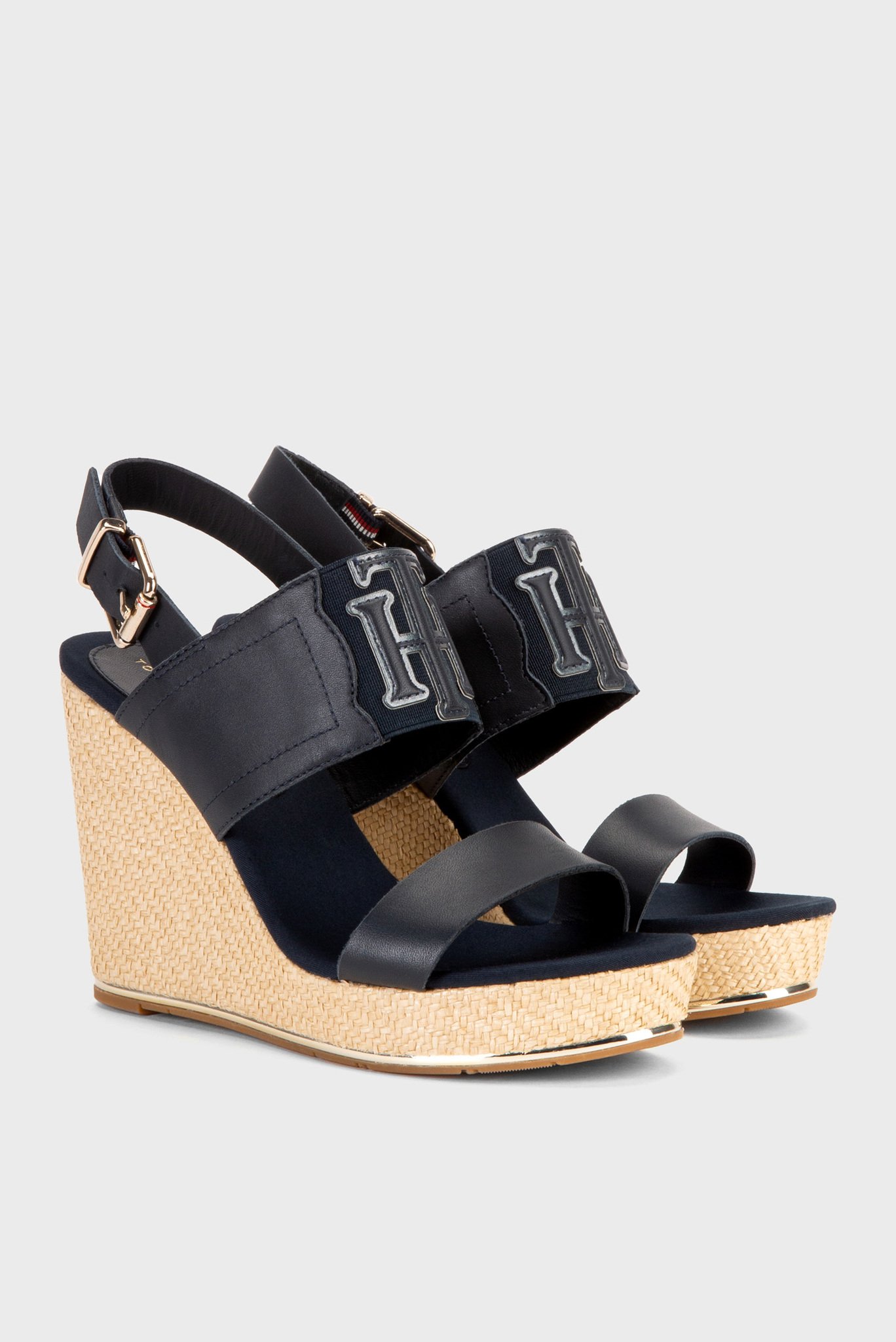 Босоножки TH ELASTIC HIGH WEDGE SANDALTommy Hilfiger Босоножки TH ELASTIC HIGH WEDGE SANDAL 3