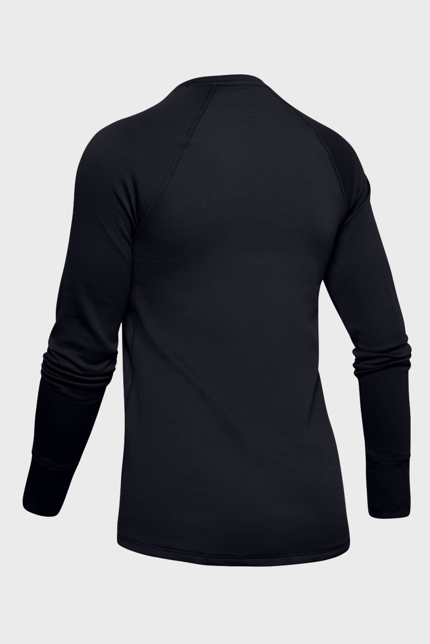 Женский черный лонгслив UA Base Crew 3.0 5