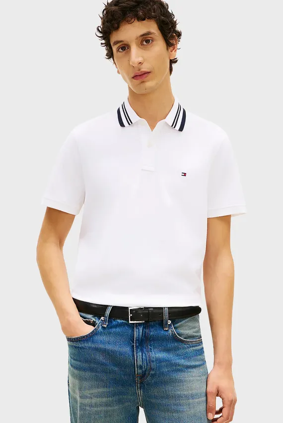 Поло MERC JACQUARD RWB DETAIL Tommy Hilfiger
