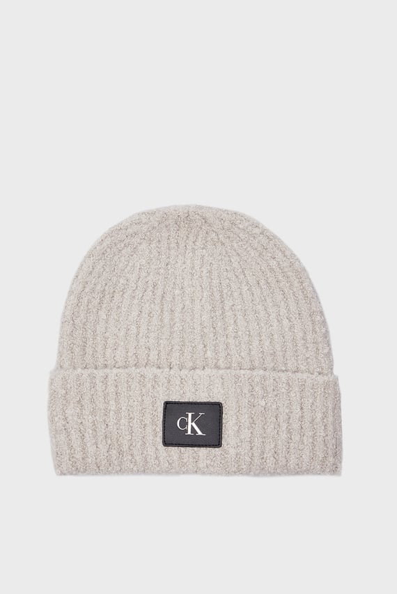 Женская серая шапка HARDWARE BEANIE