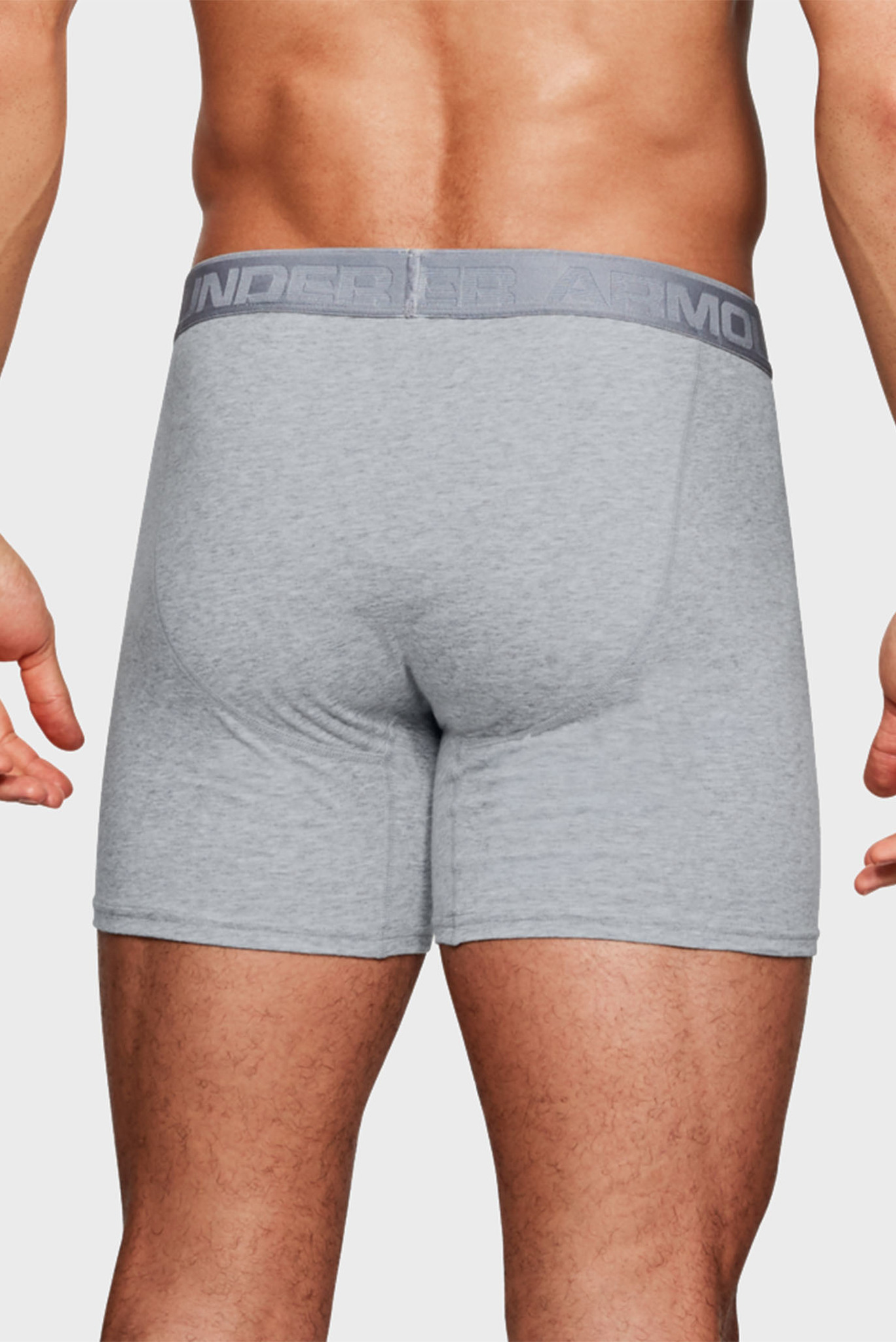 Мужские серые боксеры UA Microthread Natural Under Armour Мужские серые боксеры UA Microthread Natural 2
