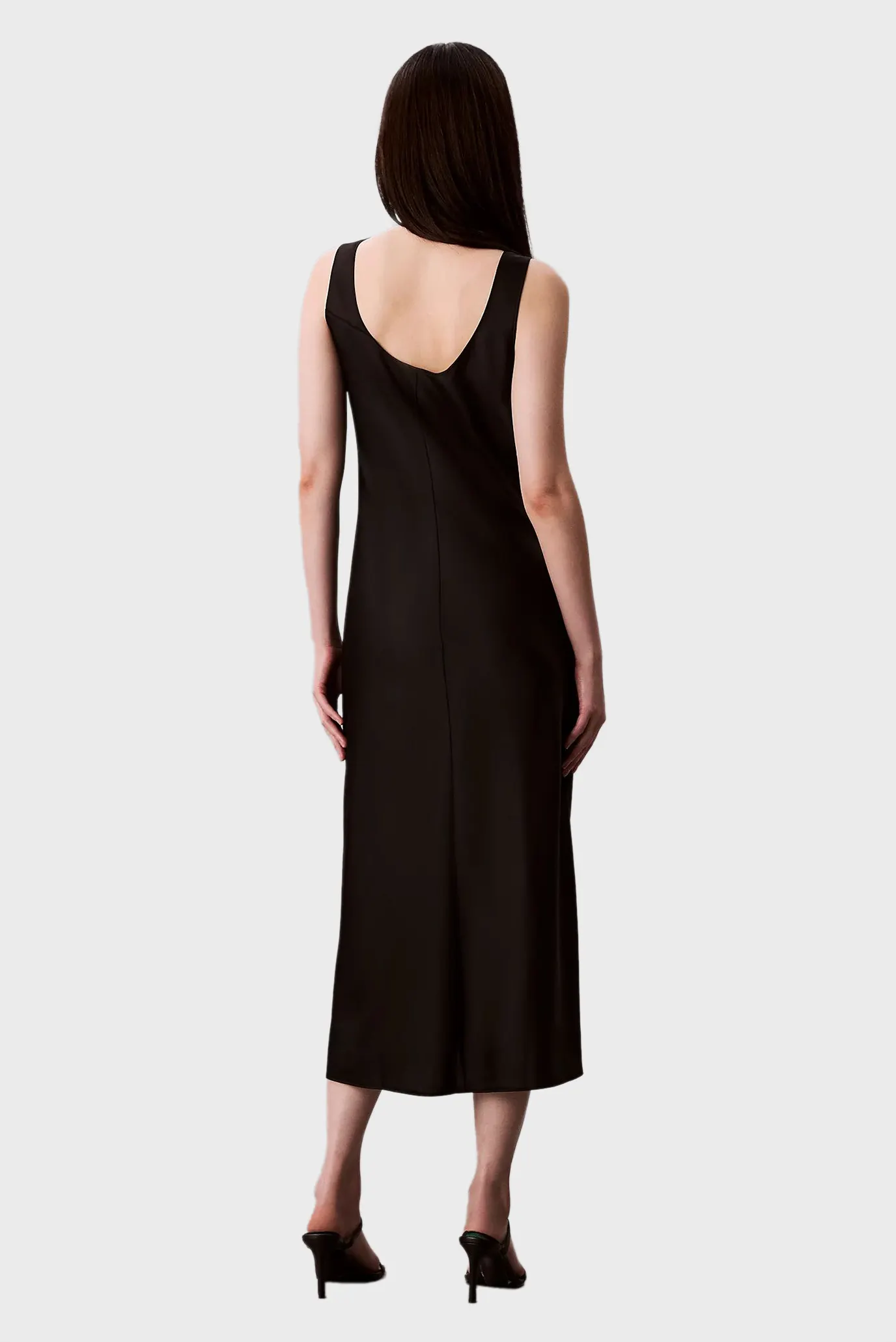 Платье Matte Shine Satin Hero Slip Dres 4