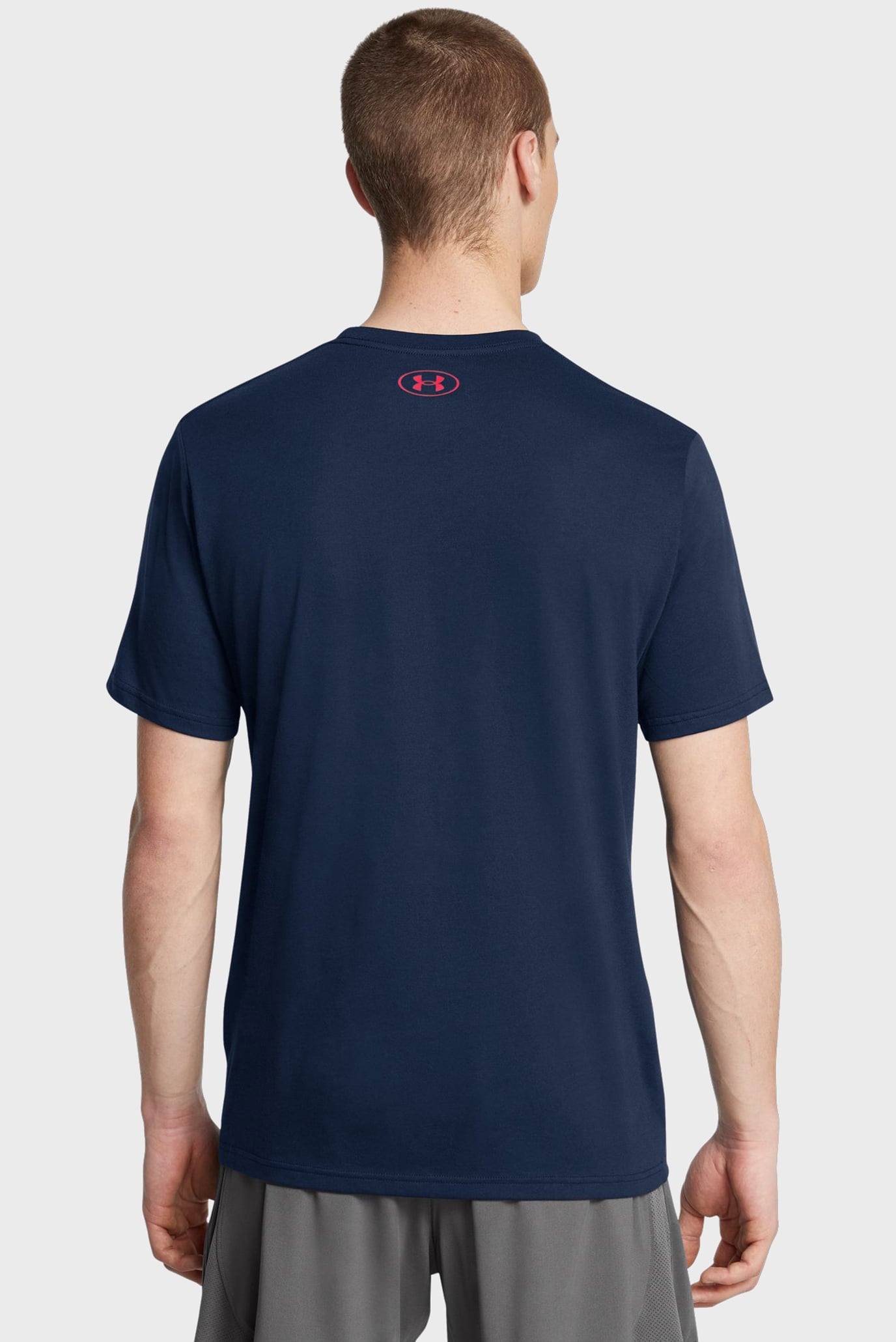 Мужская темно-синяя футболка UA M BOXED SPORTS UPDATED SS 2