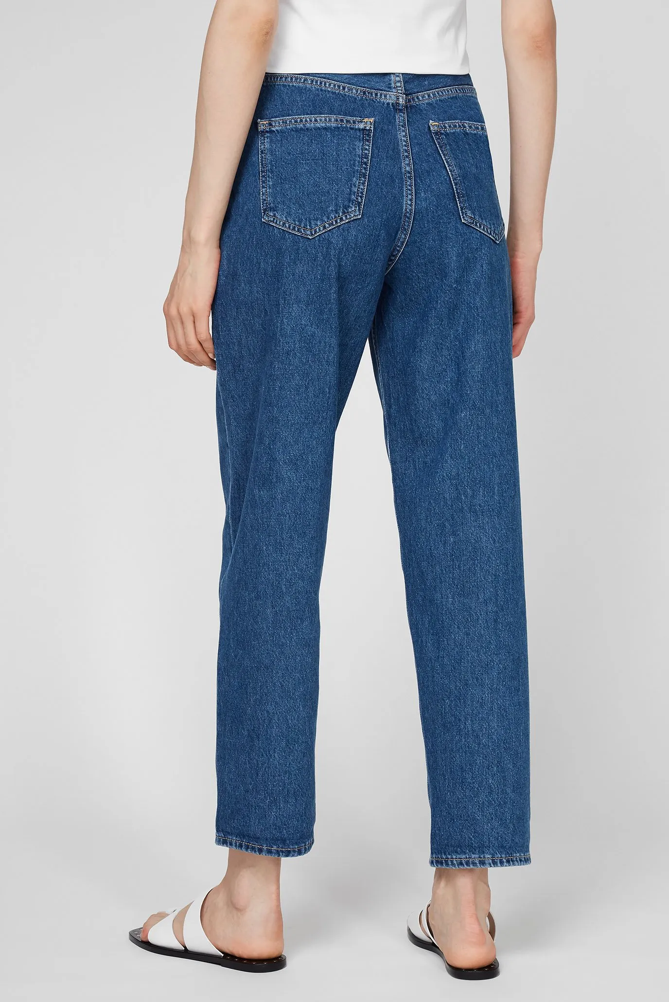 Женские синие джинсы 3