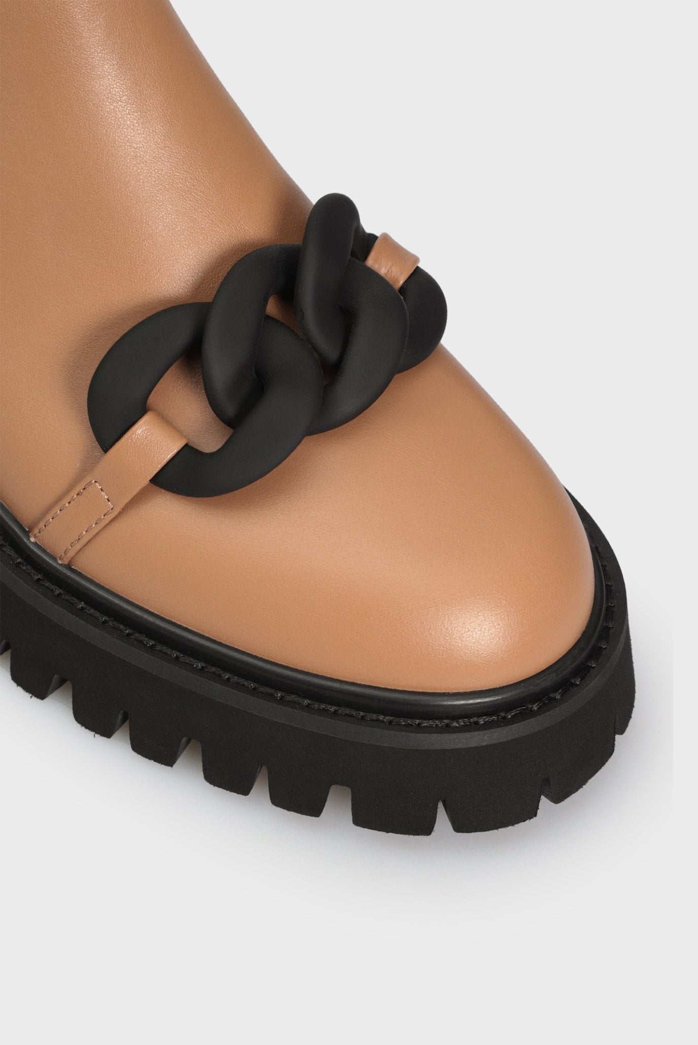 Женские коричневые кожаные челси Moorea 4