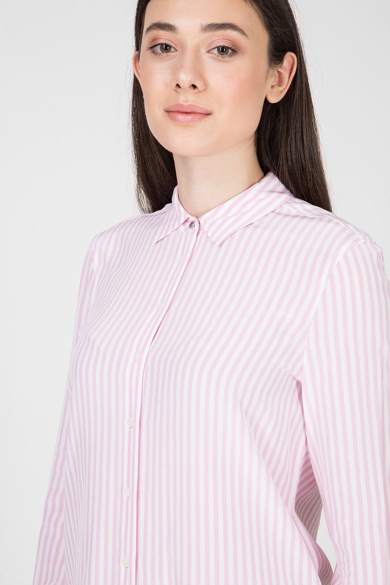Женская розовая блуза в полоску FLEUR 4