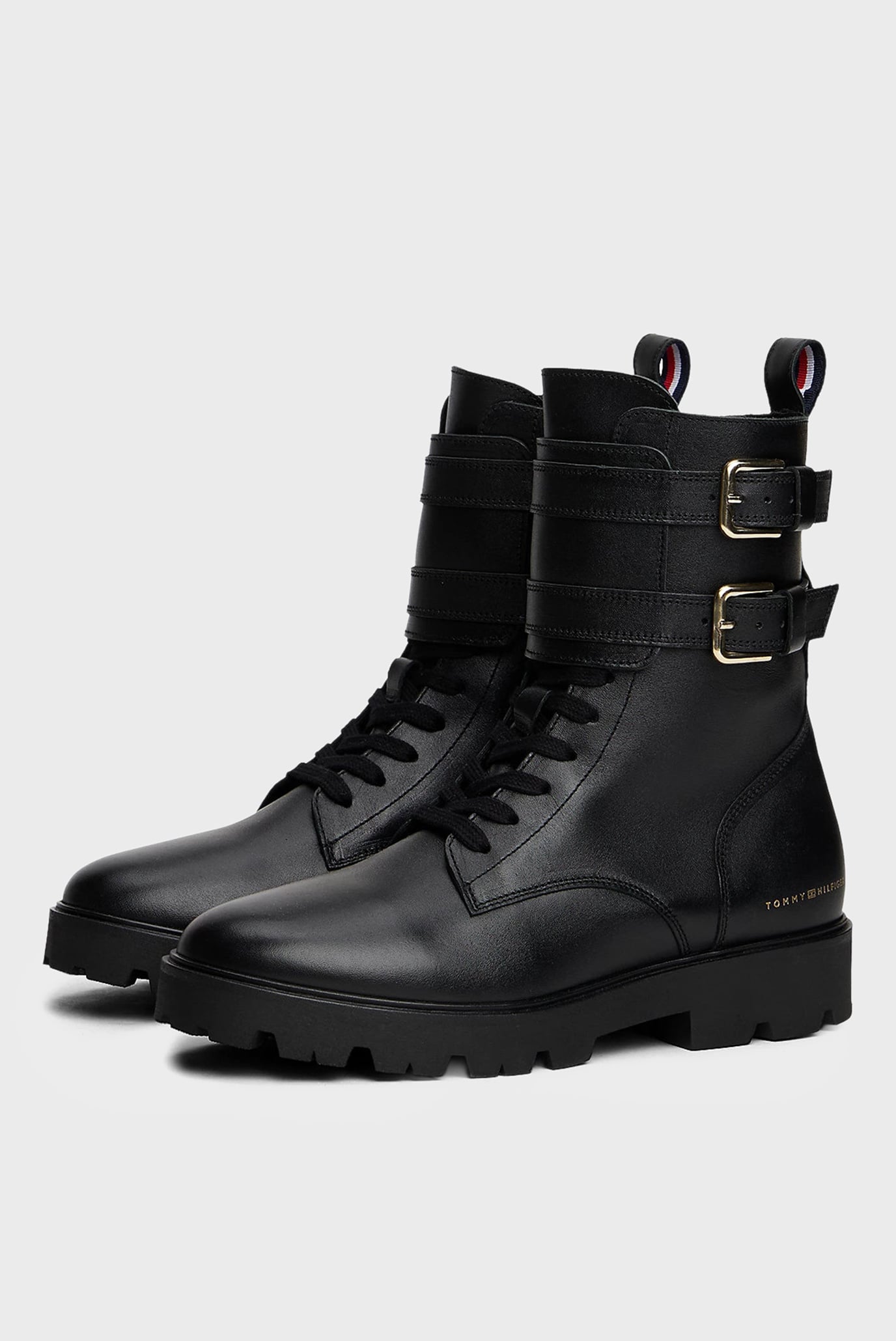 Ботинки TOMMY HILFIGER LTHR BIKER LACEUP 3