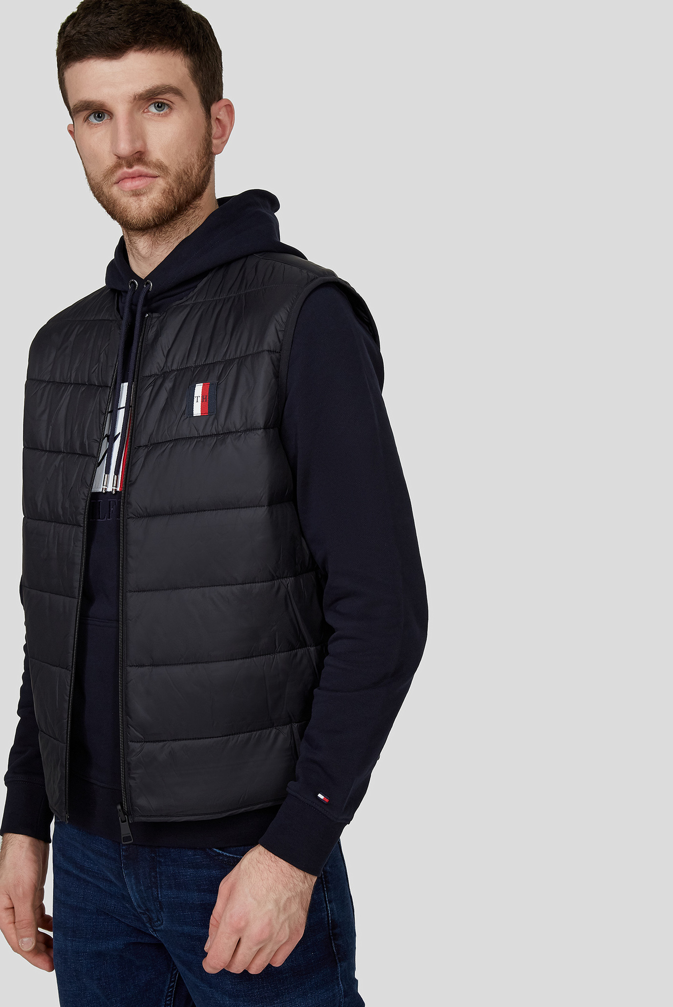 Мужская черная куртка MODERN ESSENTIALS BOMBER 2